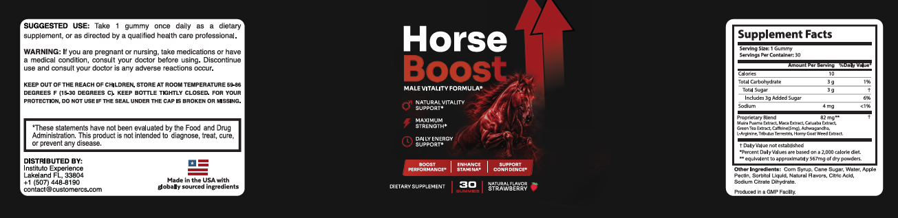 Horse Boost — Made in USA, GMP Certified